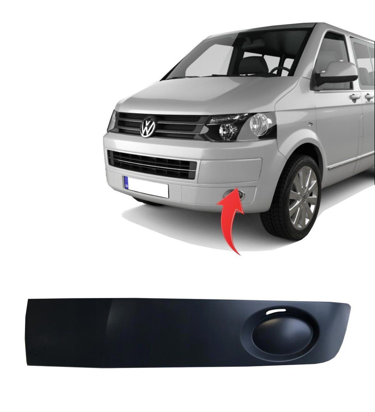 Volkswagen Transporter T6 Sol Sis Kapağı Sissiz Boyanır Tip İthal Marka 7E5807489