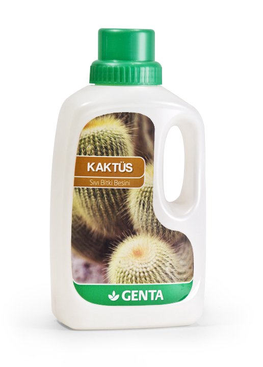 Kaktüs İçin Sıvı Bitki Besini-Genta Marka Kaktüsler İçin Sıvı Gübre- 500 ml