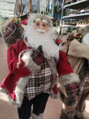 Noel Baba 100 cm Büyük Boy Orijinal İthal Ürün Gerçek görünümlü Noel baba Yılbaşı