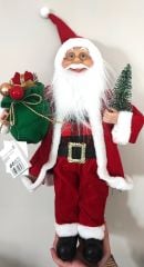 Noel Baba 50 cm Orta Boy Orijinal İthal Ürün Gerçek görünümlü Noelbaba Yılbaşı Süsü Oyuncağı Noel baba figürü