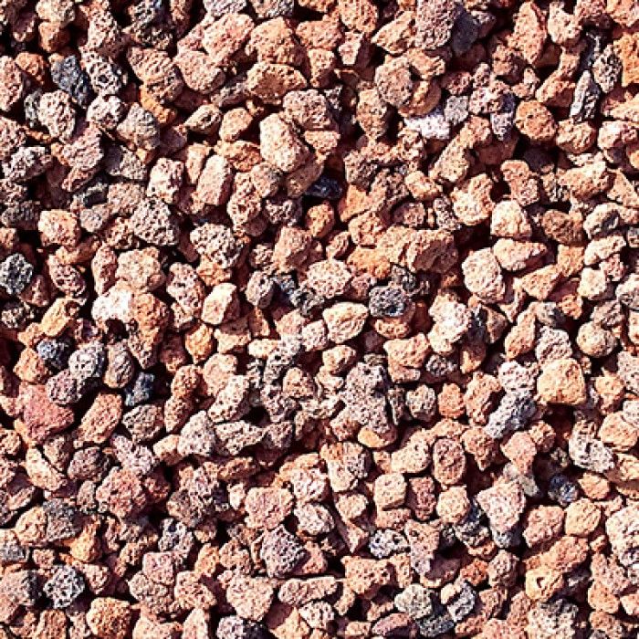 Volkanik Cürüf, Kırmızı Pomza Taşı İnce Elenmiş - 2 Litre -Toprak Karışımı ve Saksı Dipleri için Uygundur