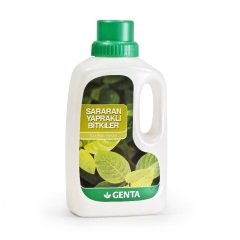Sararan Yapraklı Bitkiler İçin Sıvı Bitki Besini-Genta Marka - 500 ml