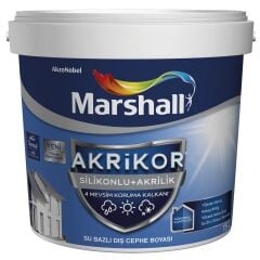 Marshall Akrikor Silikonlu Akrilik Beyaz 15 Litre