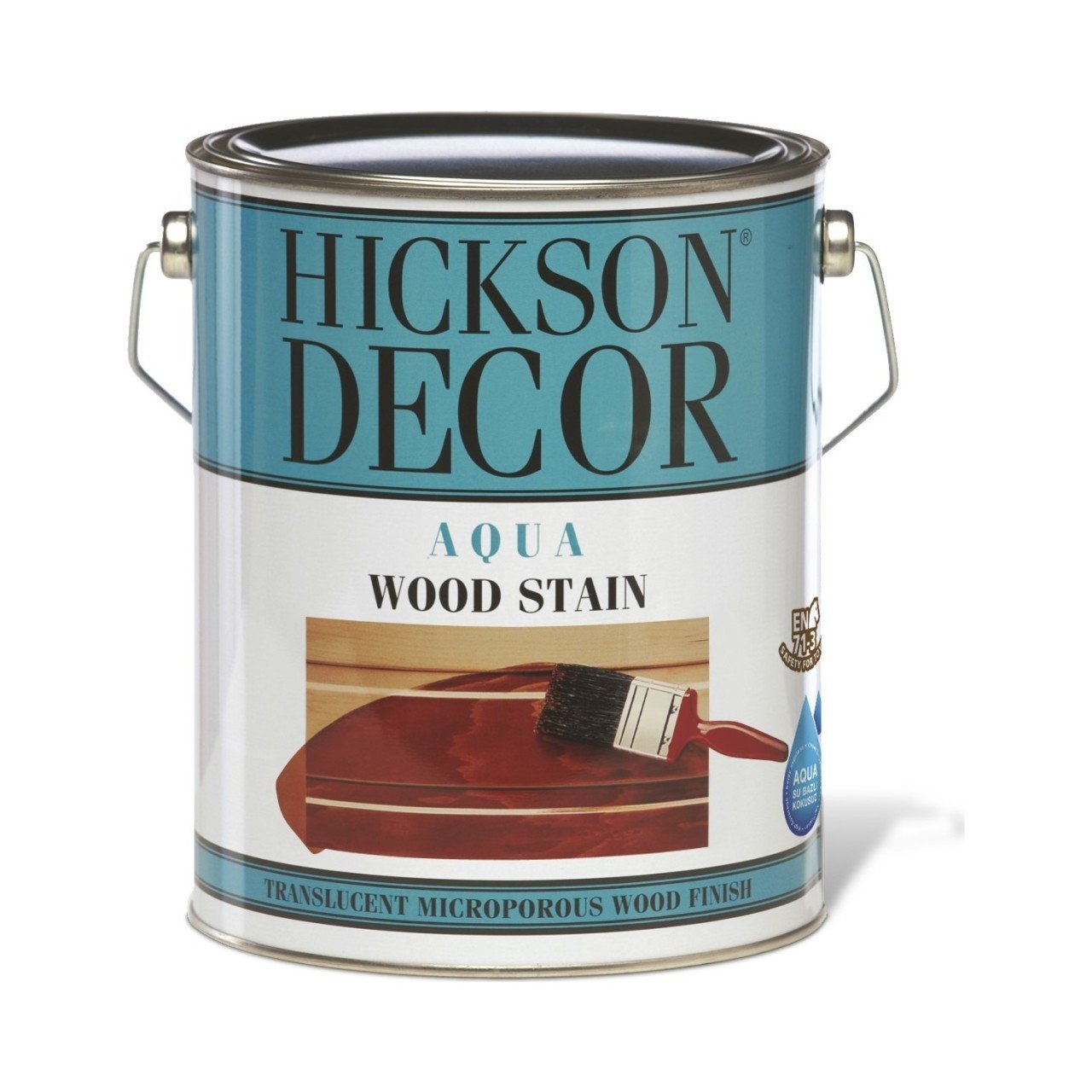 Hickson Decor Aqua Wood Stain - Su Bazlı Ahşap Vernik 5 Litre