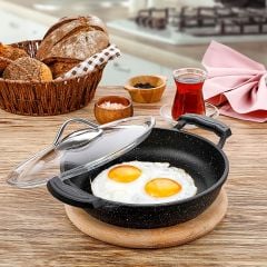 PoloChef İron Döküm Kapaklı Yumurta Sahanı 22 Cm.