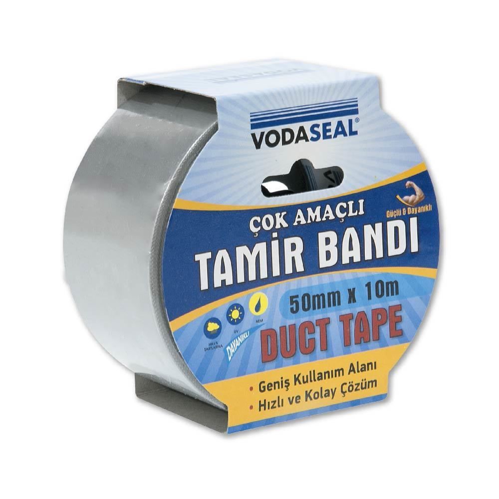 Vodaseal Duck Tape Tamir Bandı 50 mm X10 mt Gri