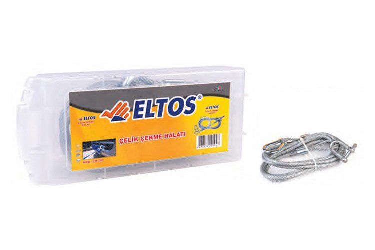 Eltos Çelik Çekme Halatı 6-8 mm 3.5 mt