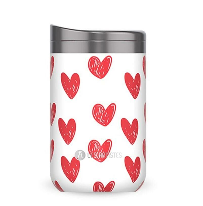 Les Artistes Paris Isı Yalıtımlı Çelik Termos Mug 350ML Heart