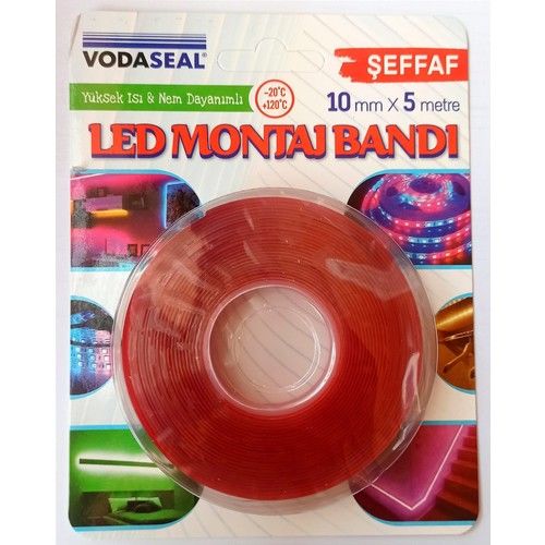 Vodeseal Şeffaf Led Band 10mm X 5mt