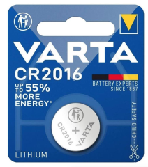 VARTA Elektronik CR2016-3V Lityum Düğme Pil