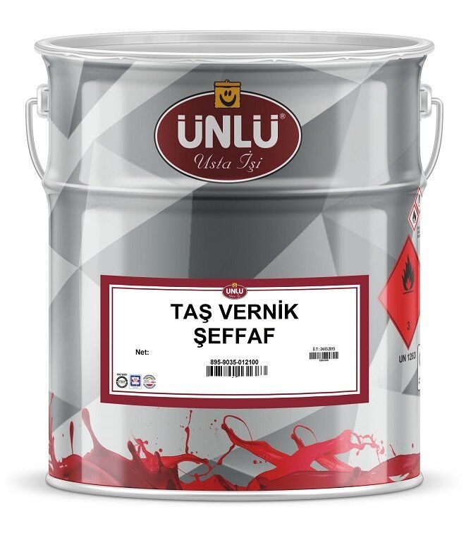 Ünlü Boya Taş Verniği 2.45 Litre