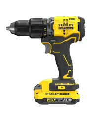 Stanley SBD715C2K-TR 18V 1.5AH V20 Lithium Çift Bataryalı Kömürsüz Darbeli Matkap