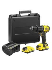 Stanley SBD715C2K-TR 18V 1.5AH V20 Lithium Çift Bataryalı Kömürsüz Darbeli Matkap