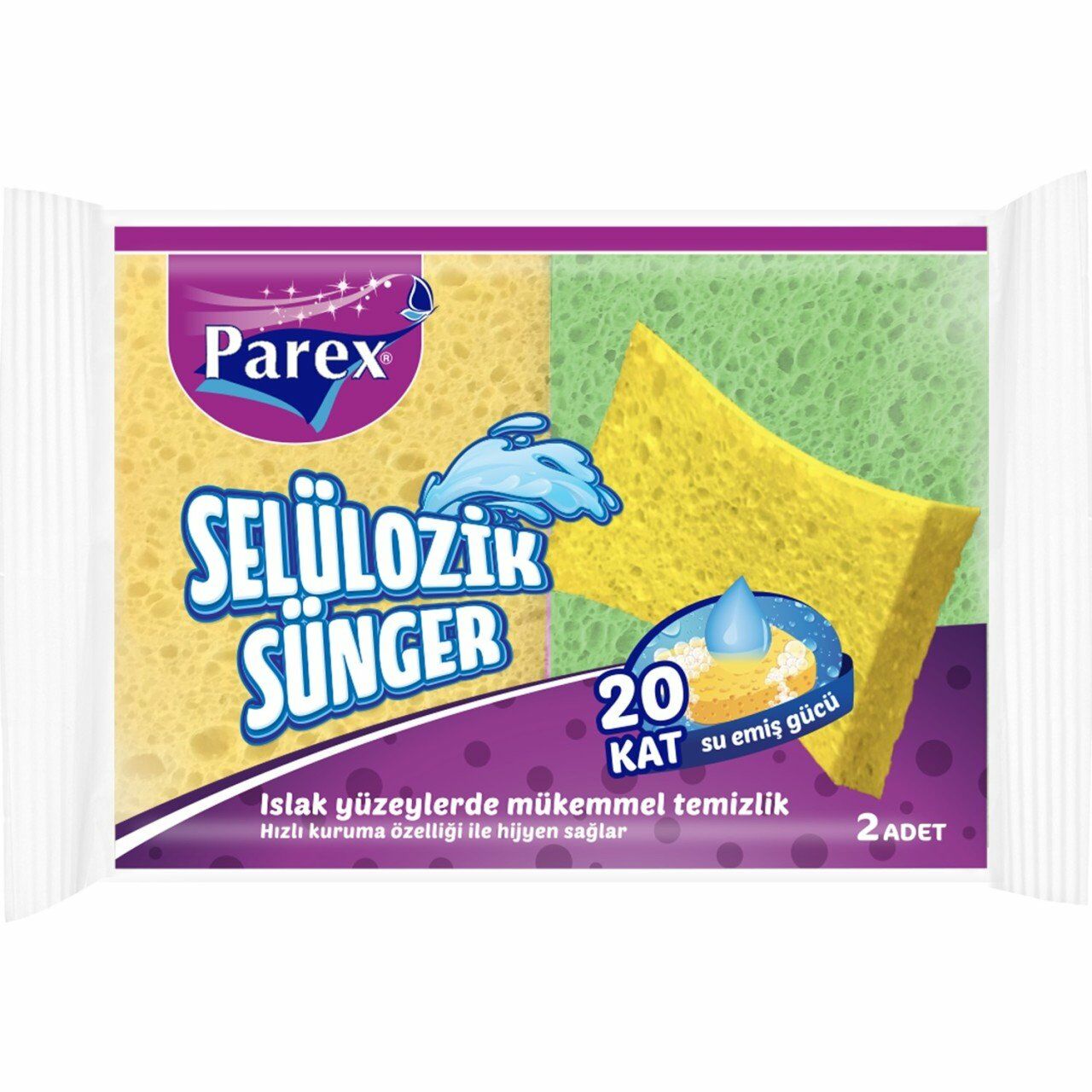 Parex Selülozik Sünger 2’li