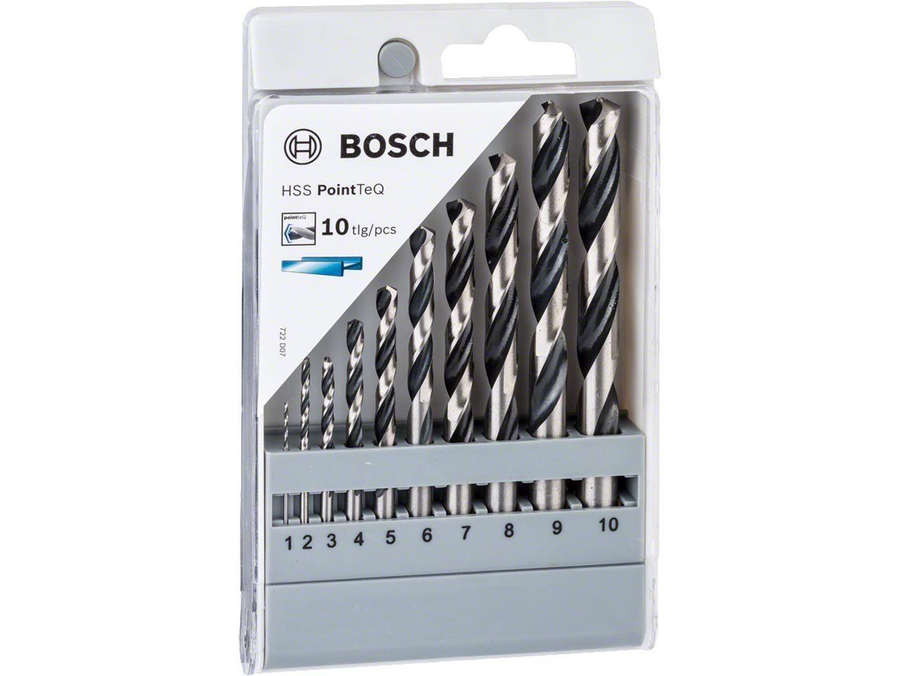 Bosch HSS PointTeQ 10 parça Metal Delme Seti