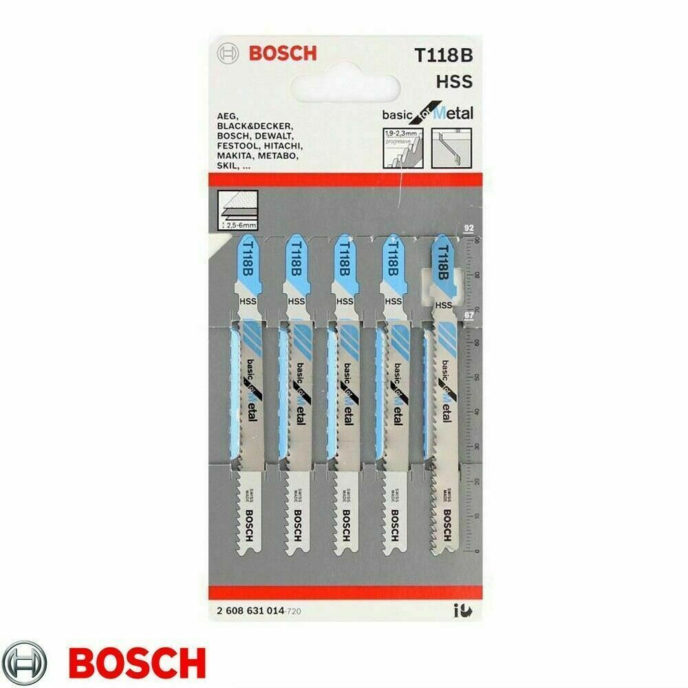 Bosch T118B Dekupaj  Testere  Metal  5' li