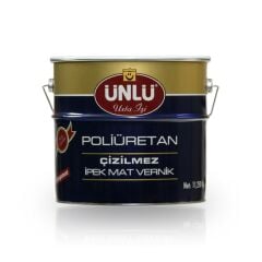 Ünlü Poliüretan Çizilmez İpek Mat Vernik 11,25+3,75 KG