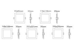 Lena SX 3W Smd 6000K Q73 mm 220V Armatür