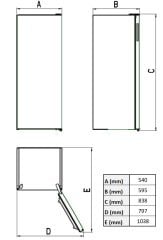 Vestel Retro SB14301 Siyah 121 Lt Statik Buzdolabı