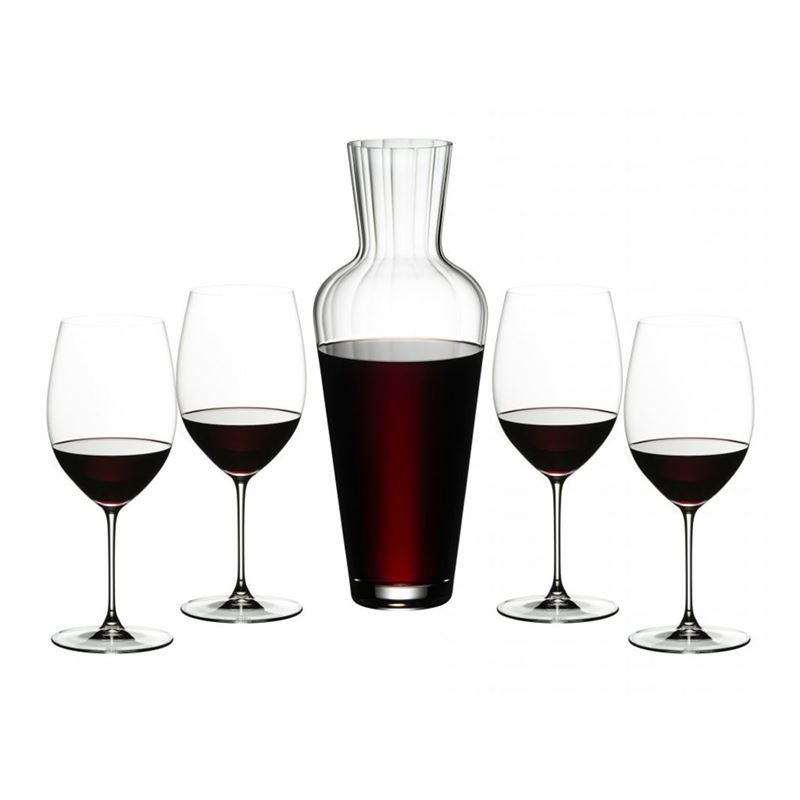Mosel Karaf ve Veritas Cabernet 4'lü Kırmızı Şarap Kadehi Seti 5449/0-MOS