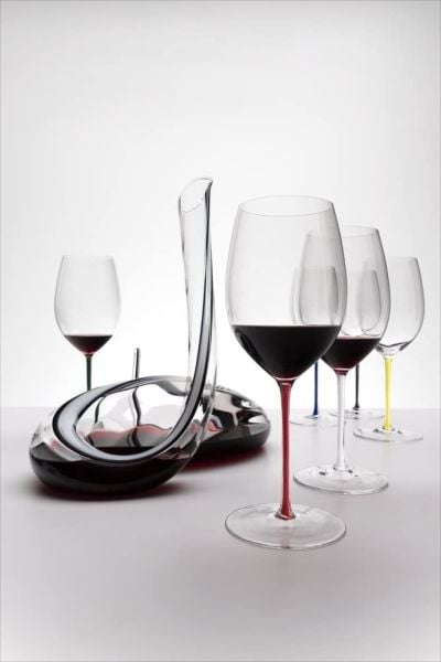 Fatto A Mano Cabernet/Merlot Kırmızı Saplı Kırmızı Şarap Kadehi 4900/0R