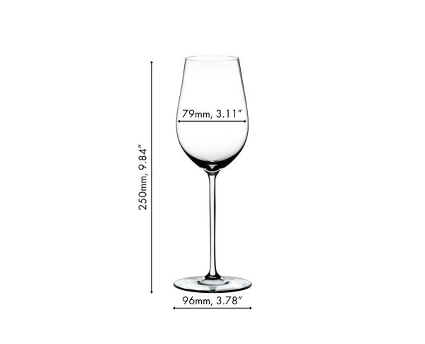 Fatto A Mano Riesling/Zinfandel Beyaz Saplı Şarap Kadehi 4900/15W