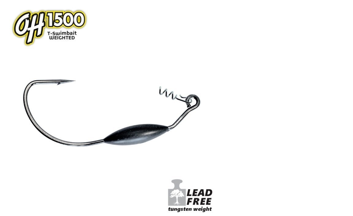 OMTD T-Swimbait Weighted 4 pcs serie OH1500 size 2/0