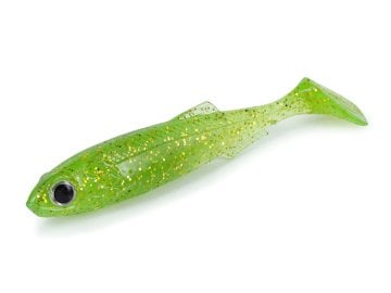 Molix Real Thing Shad 2,8'' (6 pcs)  col. UV Lime Gold Flake