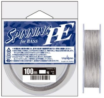 SPINNING PE for BASS 100m No. 0.6 / 10lb ( 0,128mm / 6 kg )