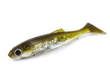 Molix Real Thing Shad 4.5'' (4 pcs)  col. UV Brown Back Silver Flake