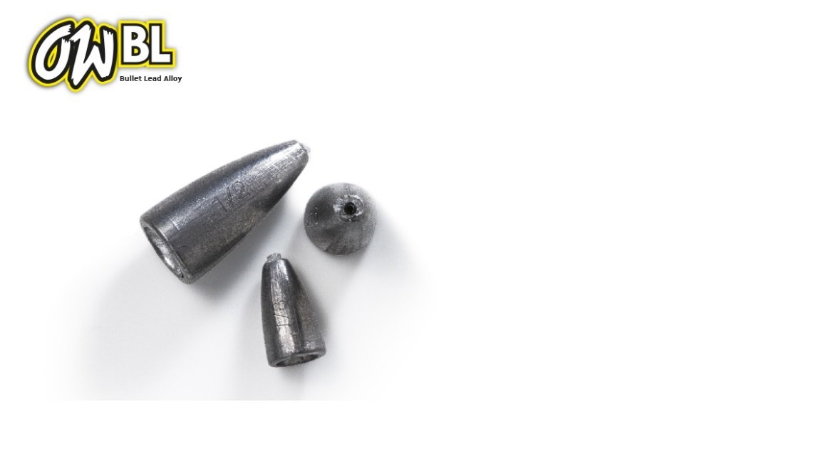 OMTD Bullet Lead Alloy 4 pcs serie OWBL 1/4 oz.(7 g.)