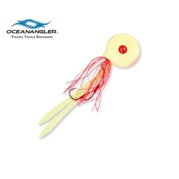 Ocean Angler Coin drops 140 gr Pink/Glow White