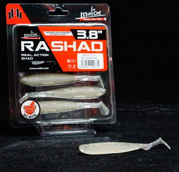 Molix RA Shad 3,8'' (6 pcs)  col. White Shad