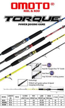 OMOTO TORQUE JIGGING ROD B53M 160-260GR
