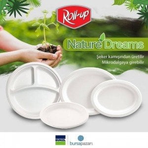 Roll-Up 26 cm Nature Tabak Mikrodalga Uyumlu 50 Adet