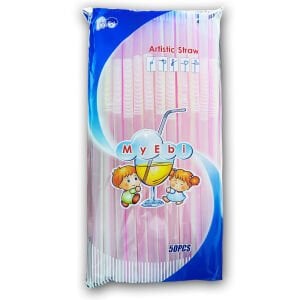 Artistik Bubble Tea Pipet 10mm 50 Adet