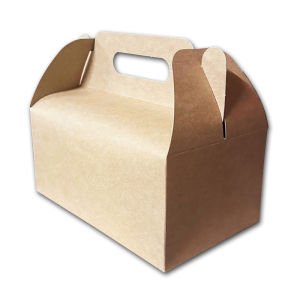 Saplı Menü Box Hamburger ve Aperatif Kutusu 100 Adet