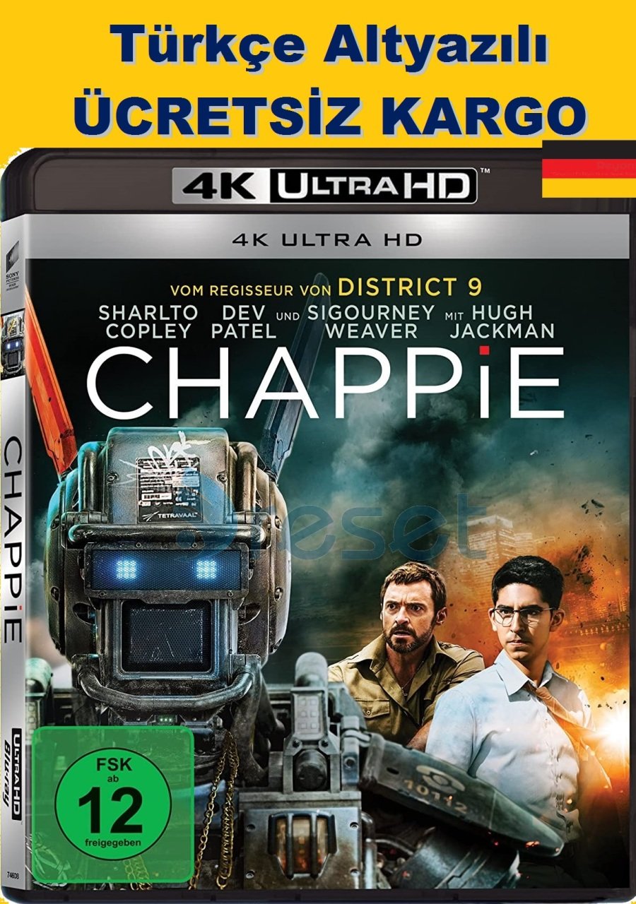 Chappie 4K Ultra HD Tek Disk Karton Kılıflı