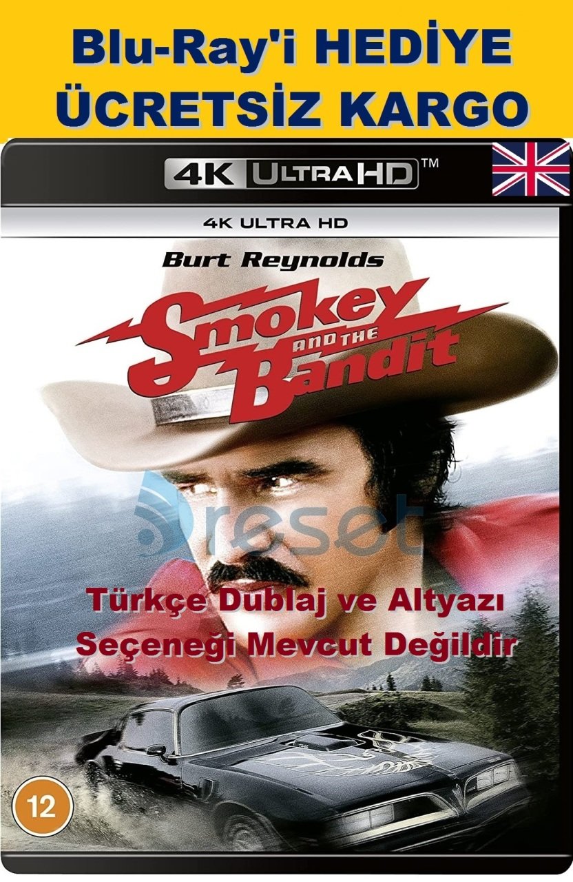 Smokey & The Bandit - Çılgın 4K Ultra HD Tek Disk
