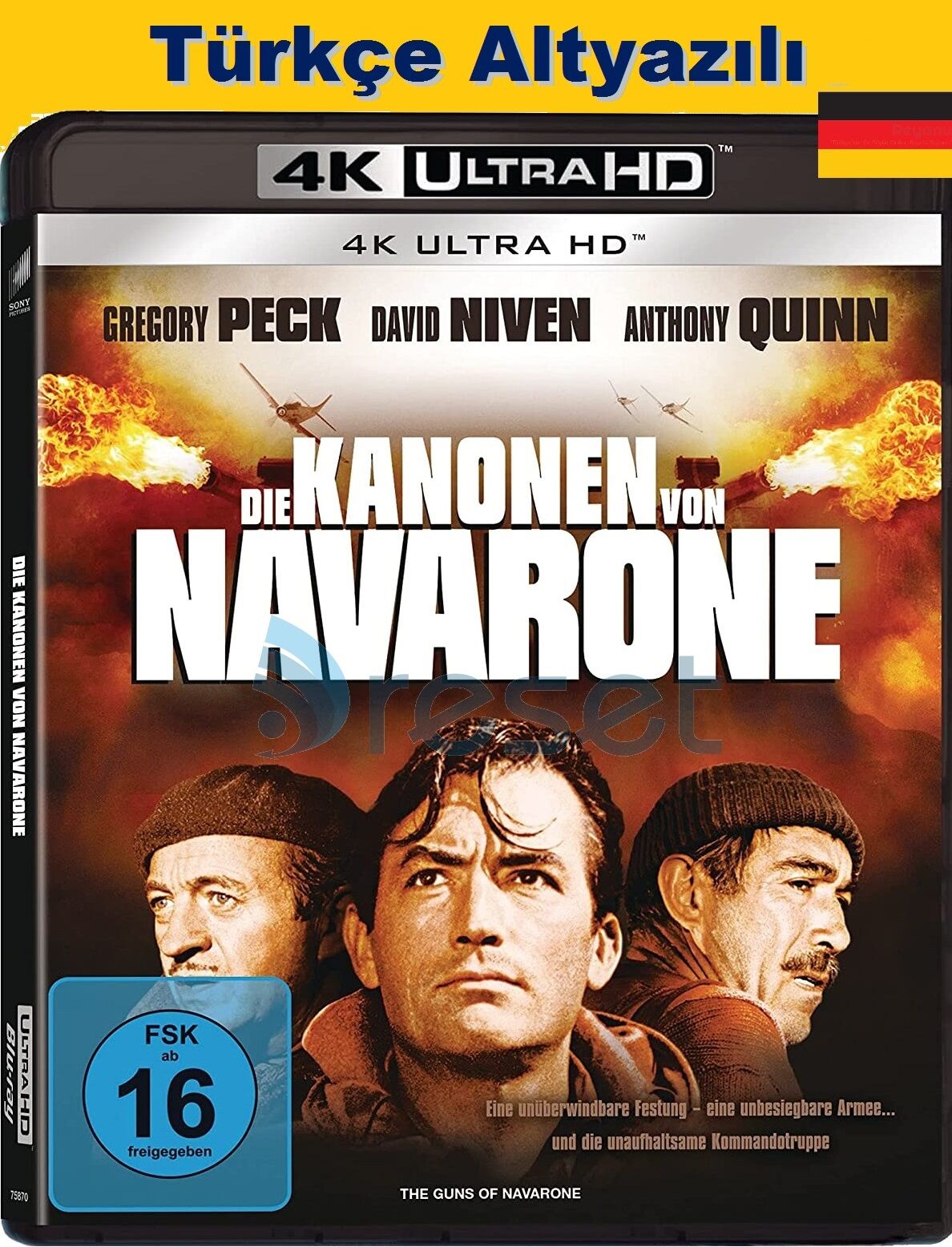 The Guns of Navarone 4K Ultra HD+Blu-Ray Tek Disk