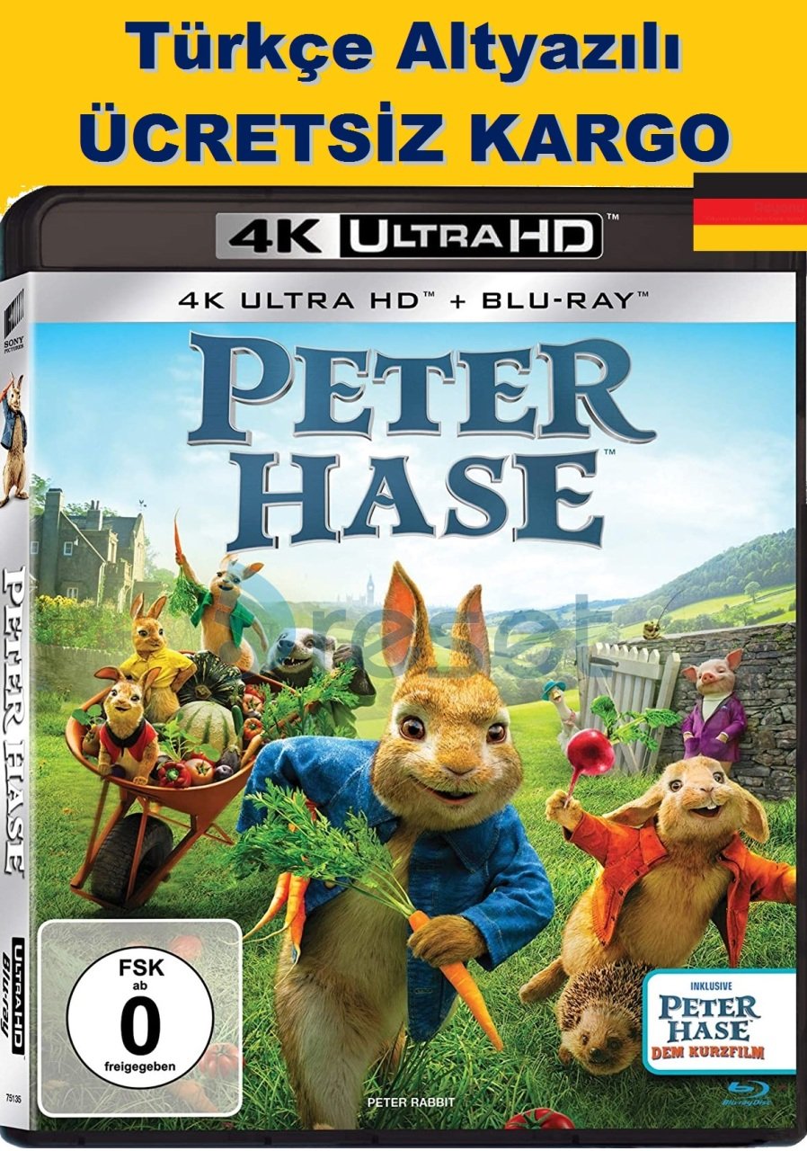 Peter Rabbit - Tavşan Peter 4K Ultra HD + Blu-Ray 2 Disk