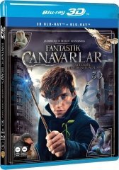 Fantastic Beasts - Fantastik Canavarlar 3D+2D Blu-Ray 2 Diskli