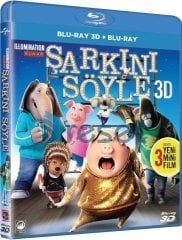 Sing - Şarkını Söyle 3D+2D Blu-Ray 2 Diskli