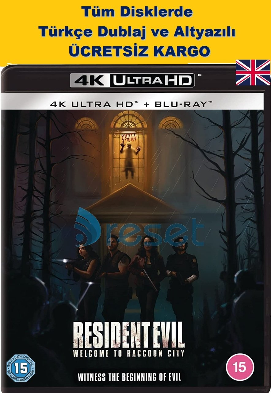 Resident Evil Welcome to Raccoon City - Resident Evil: Raccoon Şehri 4K Ultra HD+Blu-Ray 2 Disk