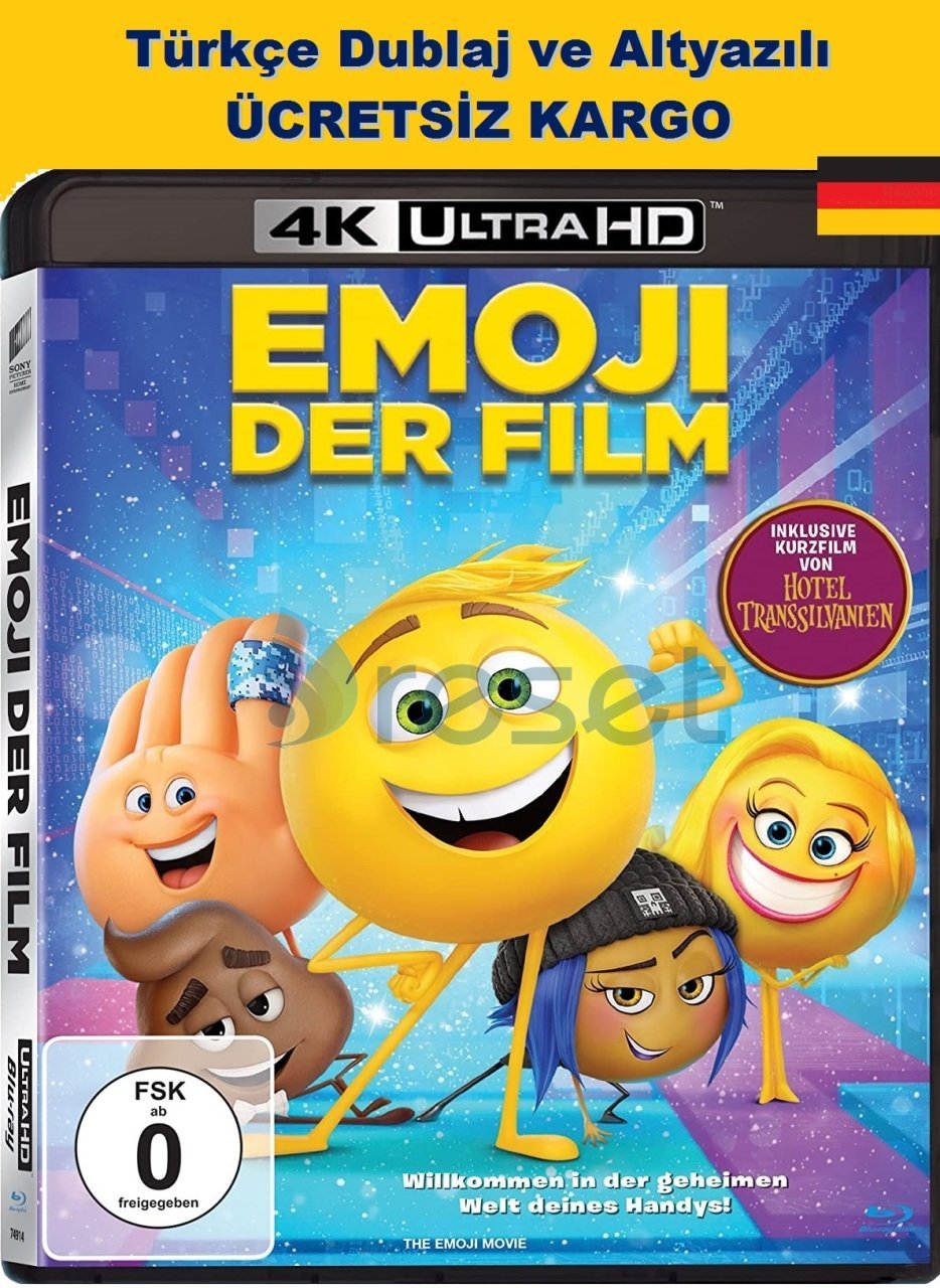 Emojı Movie - Emoji Filmi Blu-Ray 4K Ultra HD+Blu-Ray 2 Disk