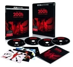 2001 A Space Odyssey - 2001 Uzay Macerası 4K Ultra HD+Blu-Ray+DVD 4 Disk+Kitapcık Özel Sıvama Kalın Kutu