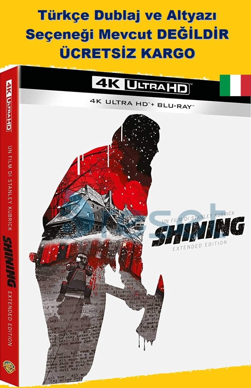 The Shining - Cinnet Extended Edition 4K Ultra HD+Blu-Ray 2 Disk Karton Kılıflı