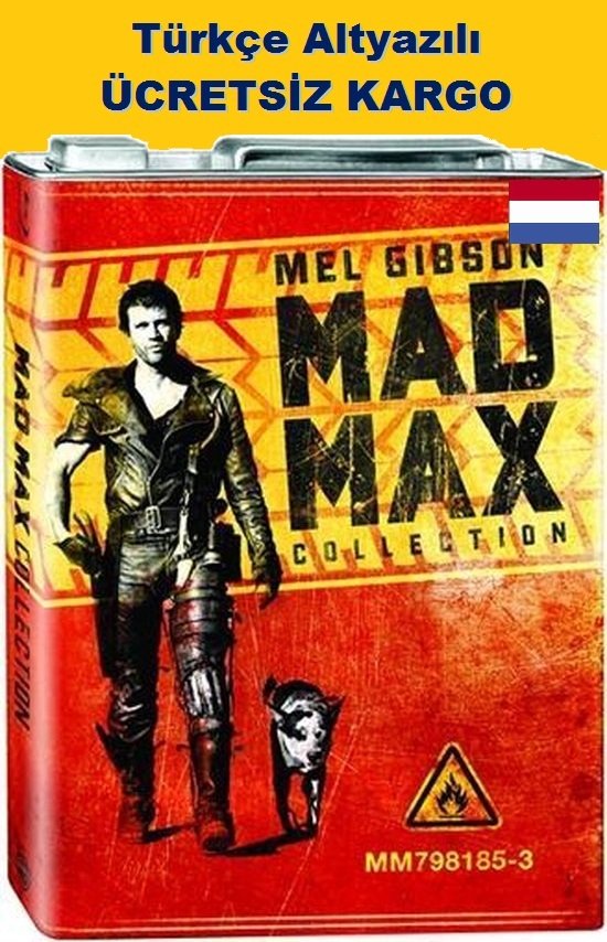 Mad Max Collection Gas Tin Steelbook Trilogy Blu-Ray 3 Film 3 Disk