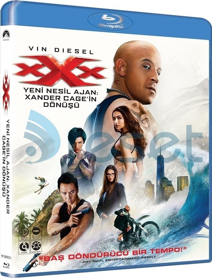 XXX Yeni Nesil Ajan: Xander Cage Blu-Ray