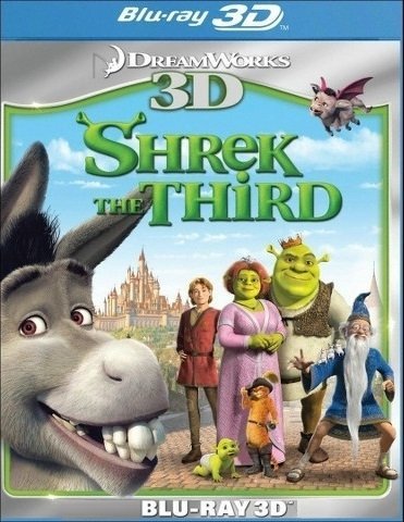Shrek The Third - Shrek 3  3D Blu-Ray TİGLON